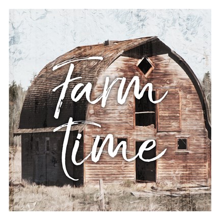 Framed Farm Time Print