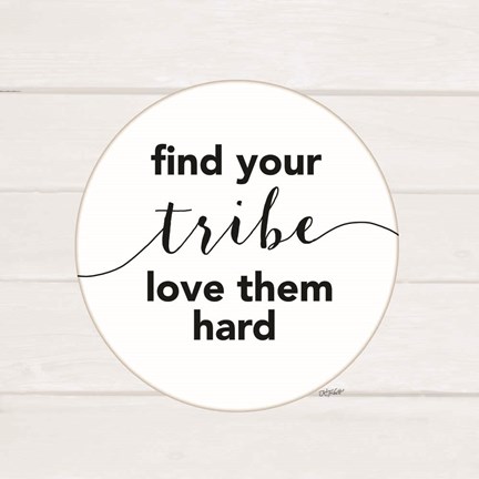 Framed Find Your Tribe Print