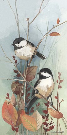 Framed New Chickadee II Print