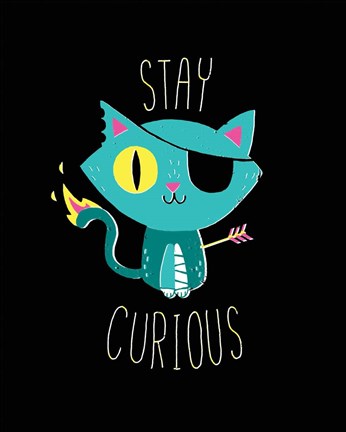 Framed Stay Curious Print