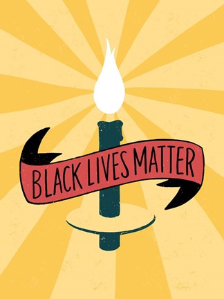 Framed Black Lives Matter - Candle Print