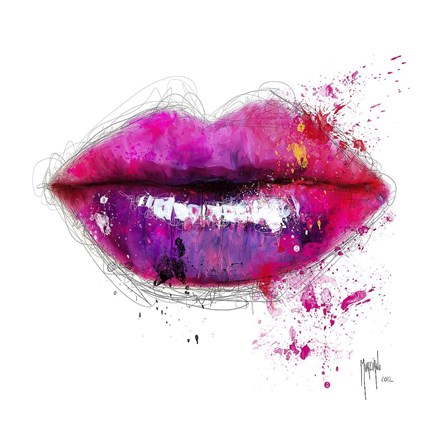 Framed Color of Kiss Print