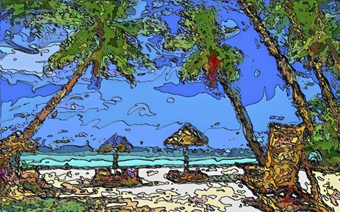 Framed Tropic Getaway Print