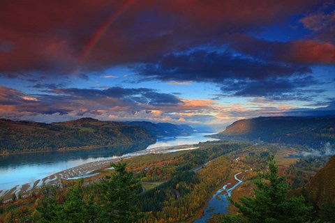 Framed Columbia River Gorge, Oregon Print