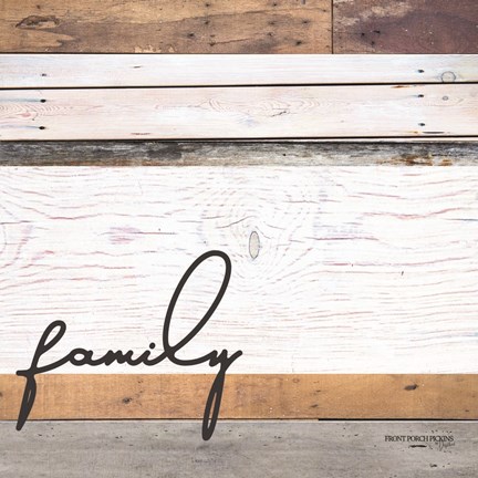 Framed Family Pallet Print