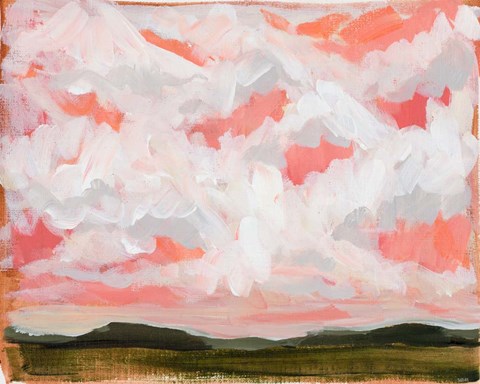 Framed Afternoon Pink Sky Print