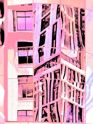Framed Urban Pastels II Print