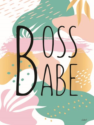 Framed Boss Babe Print