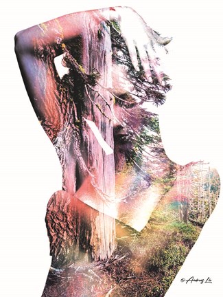 Framed Wilderness Woman I Print