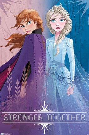 Framed Disney Frozen 2 - Sisters Print