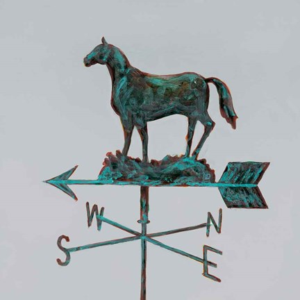 Framed Rural Relic Horse Print