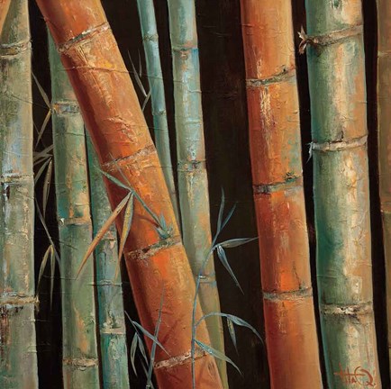 Framed Caribbean Bamboo II Print