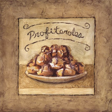 Framed Profiteroles Print