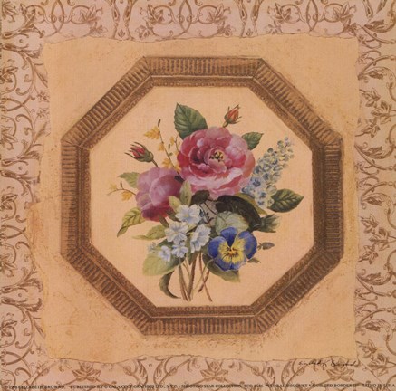 Framed Floral Bouquet II Print