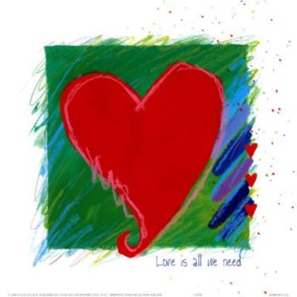 Framed Love - heart Print