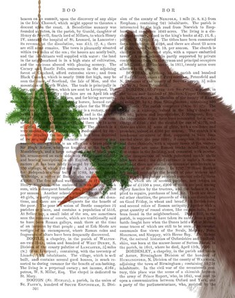 Framed Donkey Lunch Book Print Print
