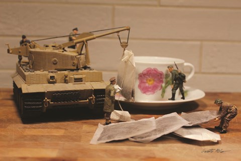 Framed Army Time for Tea Print