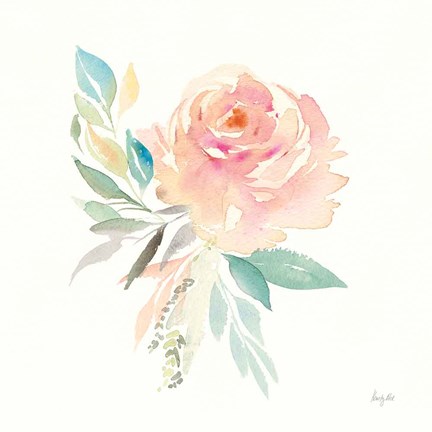 Watercolor Blossom III Art by Kristy Rice at