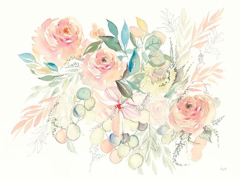 Watercolor Blossom Iby Kristy Rice