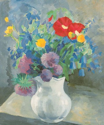 Framed Flowers, 1925 Print