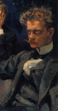 Framed Symposium, (Detail: Jean Sibelius), 1894 Print
