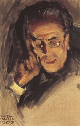 Framed Portrait of Gustav Mahler, 1907 Print