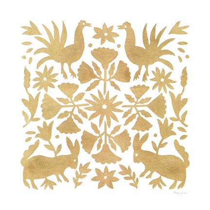 Framed Otomi Elegance V Print