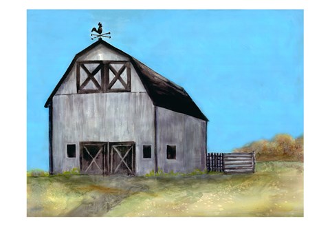 Framed Relaxing Barn Print