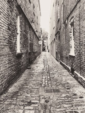 Framed Narrow Alley Print