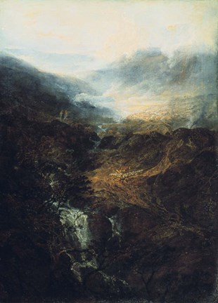 Framed Morning amongst the Coniston Fells, Cumberland, 1798 Print