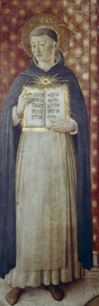 Framed St Thomas Aquinas, Mid 15th Century Print