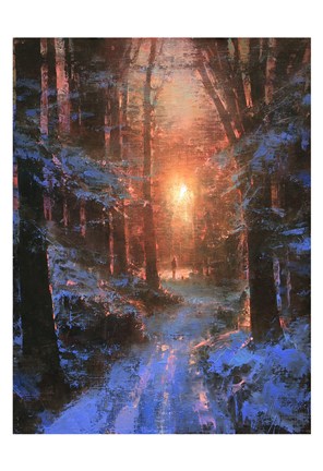 Framed Winter&#39;s Embrace Print