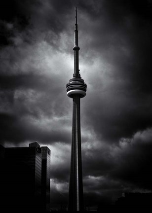 Framed CN Tower Toronto Canada No 6 Print