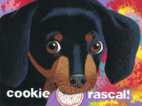 Framed Cookie Rascal Print