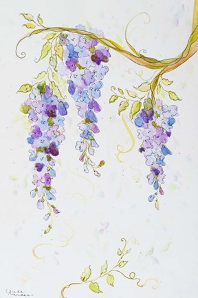 Framed Whispers of Wisteria Print