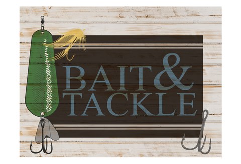Framed Bait and Tackle Print