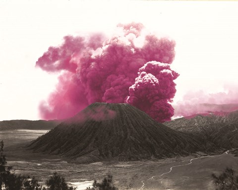 Framed Eruption Print