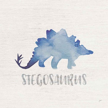 Framed Stegosaurus Sq Print