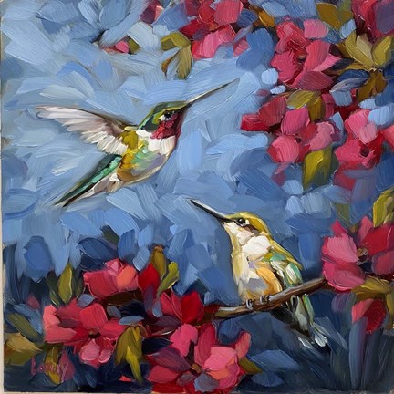 Framed Hummingbird Song Print