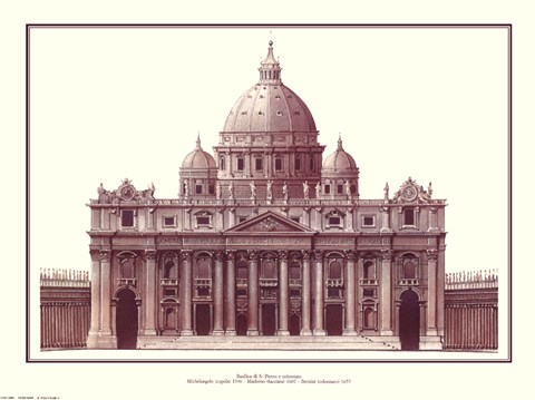 Framed San Pietro Print