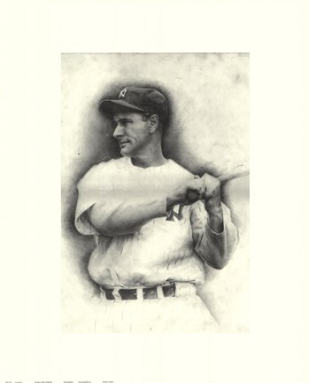 Framed Lou Gehrig Print