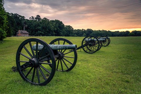 Framed First Light Over Ross Battery Print