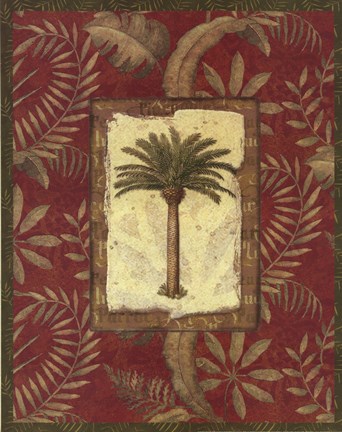 Framed Exotica Palm II Print