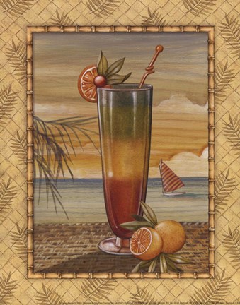Framed Island Nectar II Print