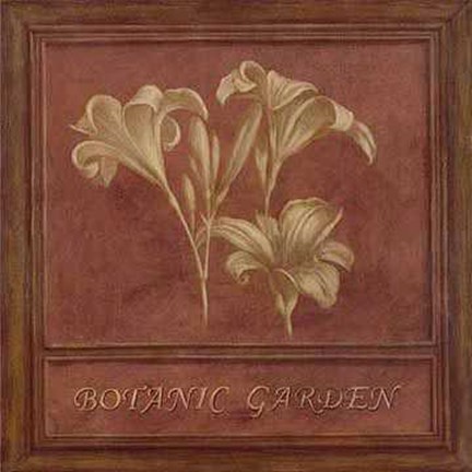 Framed Botanic Garden 1 Print