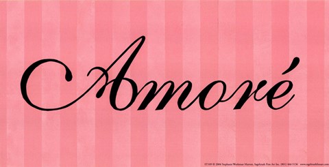 Framed Amore&#39; Print