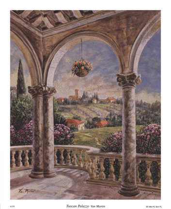 Framed Tuscan Palazzo Print