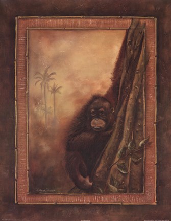 Framed Orangutan II Print