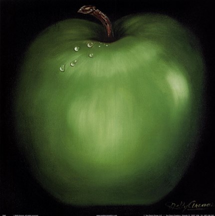 Framed Green Apple Print