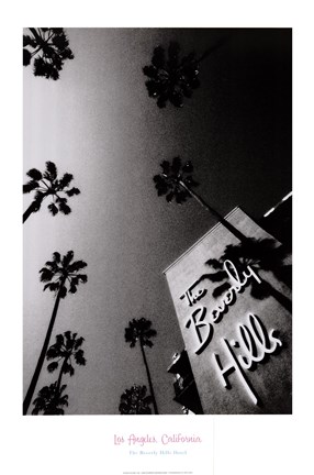Framed Beverly Hills Hotel Print